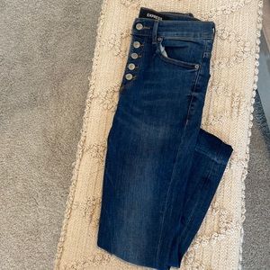 Express High Rise Cropped Legging Jean